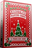 Christmas Playing Cards, Cute Designs for Family Fun with Free Card Game eBook! Great Stocking Stuffer Gift Under 15 Dollars, Premium Poker Card Deck, Bright Colors for Kids & Adults, Standard Size