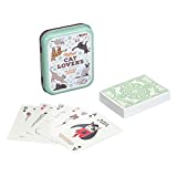 Ridley’s Cat Lover’s Deck of Index Playing Cards – 54 Beautifully Hand-Illustrated Cat Playing Cards – Includes a Durable Storage Tin for Easy Travel – Makes a Unique Gift Idea