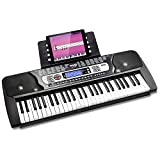 RockJam 54-Key Portable Electronic Keyboard with Interactive LCD Screen & Includes Piano Maestro Teaching App with 30 Songs