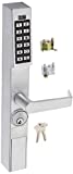 Alarm Lock-DL120026D1 Trilogy T2 100-User Narrow Stile Electronic Digital Keypad Outside Trim, Satin Chrome Finish