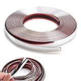 3/4"(20mm) Wide Automotive Chrome Trim Molding - 25Feet Body Side Chrome Moulding Strip(Self-Adhesive) for Car/Truck Window Door Scratch-Proof