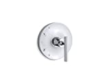 KOHLER Purist Rite-Temp(R) shower valve trim with lever handle, temperature control, temperature memory, polished chrome, K-TS14423-4-CP