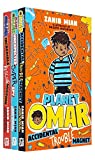 Planet Omar Series 3 Books Collection Set By Zanib Mian (Accidental Trouble Magnet, Unexpected Super Spy, Incredible Rescue Mission)