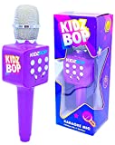 Move2Play Kidz Bop Karaoke Microphone Gift, The Hit Music Brand for Kids, Toy for 4, 5, 6, 7, 8, 9, 10 Year Old Girls and Boys, Purple,KB_Purple