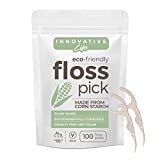 Natural Floss Picks - Vegan, Sustainable, Oral Care, Dental Flossers