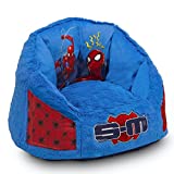 Spider-Man Cozee Fluffy Chair with Memory Foam Seat by Delta Children, Kid Size (for Kids Up to 10 Years Old)