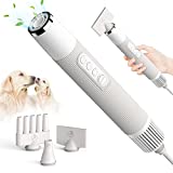 LIVEKEY Dog Dryer, Portable High Speed Professional Pet Dog Blow Dryer, Low Noise Pet Hair Grooming Dryer for Big Dogs with 3 Functional Air Nozzles, NTC Smart Temperature and Air Flow Adjustment,