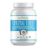 Primal Kitchen Primal Fuel Vanilla Coconut Whey Protein Drink Mix, Gluten and Soy Free, 1.85 Pounds