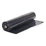 Farm Plastic Supply - Black Plastic Sheeting - 4 mil - (10' x 100') - Black Plastic Tarp, Polyethylene Vapor Barrier Plastic Sheeting, Black Painters Tarp, Roll of Heavy Duty Plastic