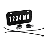 Raider FS-12000 ATV/UTV License Plate Kit with Numbers and Letters Included (7.5 in x 4 in)