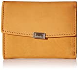 Timberland womens Leather RFID Small Indexer Snap Wallet Billfold, Wheat (Nubuck), One Size US