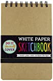 OOLY, DIY White Paper Sketch Book, 5 by 7.5 Inches (118-101)