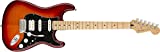 Fender Player Stratocaster HSS Electric Guitar - Maple Fingerboard - Aged Cherry Burst - Plus Top