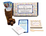 Nuggets of Nectar Butterfly Garden Flower Seed Starter Kit- Grow 6 Types of Wildflower Seeds Sized for Flower Pots- Nasturtium, Zinnia, Cosmos, Dwarf Sunflower, Baby Snapdragon and Candytuft