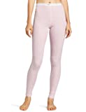 Duofold Women's Mid Weight Double Layer Thermal Leggings, Berry Pink Heather, Medium