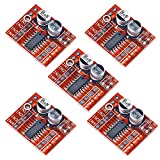 Aideepen 5pcs Dual H-Bridge DC Stepper 1.5A 2 Way DC Motor Driver Module Replace Stepper L298N for Arduino Smart Car Power