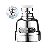 Upgraded 2020 Srmsvyd Movable Kitchen Faucet Head 360° Rotatable Faucet Sprayer Head Replacement Anti -Splash Tap Booster Shower and Water Saving Faucet for Kitchen