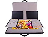 jigthings  Jigsort 1500  Jigsaw Puzzle Board with Carry Case for Puzzles up to 35.5" x 25.5". Saves and Stores Most 1500 Piece Puzzles