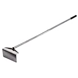 Mydracas Charcoal Grill Rake Grill Ash Tool Accessories,Charcoal Kettle Grill Pizza Oven Ash Rake Stainless Steel-32 inch