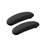 UMXOSM Armrest Slipcover Pads, Office Chair Arms Protector Stretchable for Desk Chair/Rotating Chair/Computer Chair (Black)