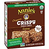 Annie's Organic Cocoa Crispy Snack Bars, Gluten Free, 3.9 oz, 5 ct