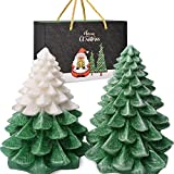 Christmas Candles Christmas Tree Shaped Candles Christmas Candle Gifts for Women Christmas Decor Candle Christmas Decoration Candles Novelty Holiday Candles Seasonal Celebration Candle Christmas Gift