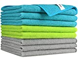 AIDEA Microfiber Cleaning Cloths-8PK, Softer Highly Absorbent, Lint Free Streak Free for House, Kitchen, Car, Window Gifts(12in.x16in.)—8PK