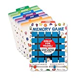 Melissa & Doug Flip to Win Travel Memory Game - Wooden Game Board, 7 Double-Sided Cards - Travel Games, Road Trip Essentials For Kids, Hangman Game For Toddlers And Kids 5+