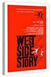 artprints1stop Canvas Print Wall Art - Vintage Movie Poster for The 1961 Film West Side Story - 24x36 inches