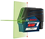Bosch GCL100-80CG 12V 100ft Green Combination Laser Level Self-Leveling with VisiMax Technology, Fine Adjustment Mount & Hard Carrying Case