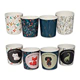 BeeBon Beauty Home Super Cute Bamboo Cups for Kids, Eco Friendly Kids Cups, 8 Oz, 4 Pack
