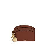 Fossil Women's Polly Leather Card Case Wallet with Clip