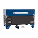 ASMOKE AS300 Electric Portable Wood Pellet Tailgating tabletop Grill and Smoker w/ Waterproof Cover and Stainless Steel Meat Probe,256 Sq. in. Cooking Area,8 in 1 BBQ Set,PID Control,Tahoe Blue