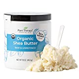 Plant Therapy Organic African Shea Butter Raw, Unrefined USDA Certified 16 oz Jar For Body, Face & Hair 100% Pure, Natural Moisturizer, Best for DIYs Like Lotion, Cream, Lip Balm and Soap