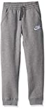 Nike Boy's NSW Club Jogger Fleece Pant, Carbon Heather/Cool Grey/White, Large