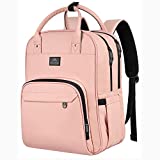 Nursing School Backpack, Waterproof College Book Bag for Women with Removable Organizer, 15.6 Inch Travel Lapatop Backpacks Medical Clinical Doctor Nurse Work Daypack for Girls, Gifts for Her, Pink