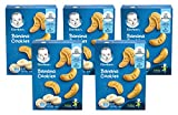 Gerber Toddler Banana Cookies, Baked with Real Bananas, 5 oz. Box (Pack of 5)