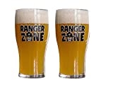 New Belgium Voodoo Ranger Pint Glass - Ranger Zone- Set of 2