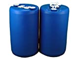 20 Gallon Emergency Water Storage Drum, 2 Pack, Blue - New! - Boxed!