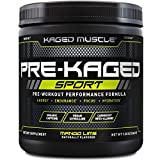 Pre Workout Powder; Kaged Muscle Pre-Kaged Sport Pre Workout For Men And Women, Increase Energy, Focus, Hydration, and Endurance, Organic Caffeine, Plant Based Citrulline, Mango Lime