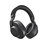 Jabra Elite 85h Wireless Noise-Canceling Headphones, Black – Over Ear Bluetooth Headphones Compatible with iPhone and Android - Built-in Microphone, Long Battery Life - Rain and Water Resistant