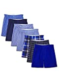 Fruit of the Loom Boys' Boxer Shorts, Woven - 7 Pack - Assorted, Medium