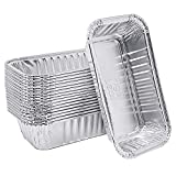 (20 Pack) Drip Pans Compatible with Char-Broil Grills 9328812P06 Foil Liner l Fits Grease Tray G416-0015-W1 l Disposable Aluminum Foil