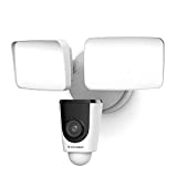 Amcrest Floodlight Camera, Smart Home 1080P Security Outdoor Camera Wireless WiFi with Flood Light, Built-in Siren Alarm, 114° View, IP65 Waterproof, MicroSD & Cloud Storage, ASH26-W