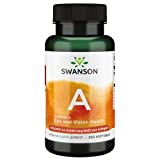 Swanson Vitamin A 10,000 IU (3,000 mcg RAE) Natural Nourishment for Bone, Skin Health, Vision Support & Immune System Function - High Absorption Vitamin A 250 Softgels