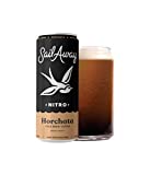 Sail Away Coffee Nitro Cold Brew Coffee Cans - Less Acidic Coffee Beverages | Draft Nitrogen Pour, 220mg Caffeine, Gluten Free, Organic, Keto, Horchata, 12 Pack