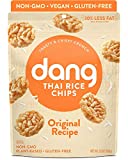 Dang Thai Rice Chips | Gluten Free, Soy Free & Preservative Free Rice Crisps, Healthy Snacks Made with Whole Foods (Original, 3.5 Ounce (Pack of 6))