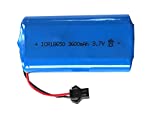3.7V 3600mAh ICR18650 Rechargeable Battery Pack with SM 2P Plug
