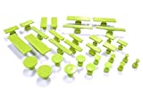 Dent Magic Tools Blackplague Gang Green Smooth 32Pc PDR Glue Tab