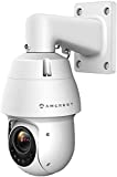 Amcrest 2MP Outdoor PTZ POE + IP Camera Pan Tilt Zoom (Optical 25x Motorized) ProHD POE+ Camera Security Speed Dome, CMOS Image Sensor, 328ft Night Vision, POE+ (802.3at) IP66, 2MP, IP2M-863EW-AI